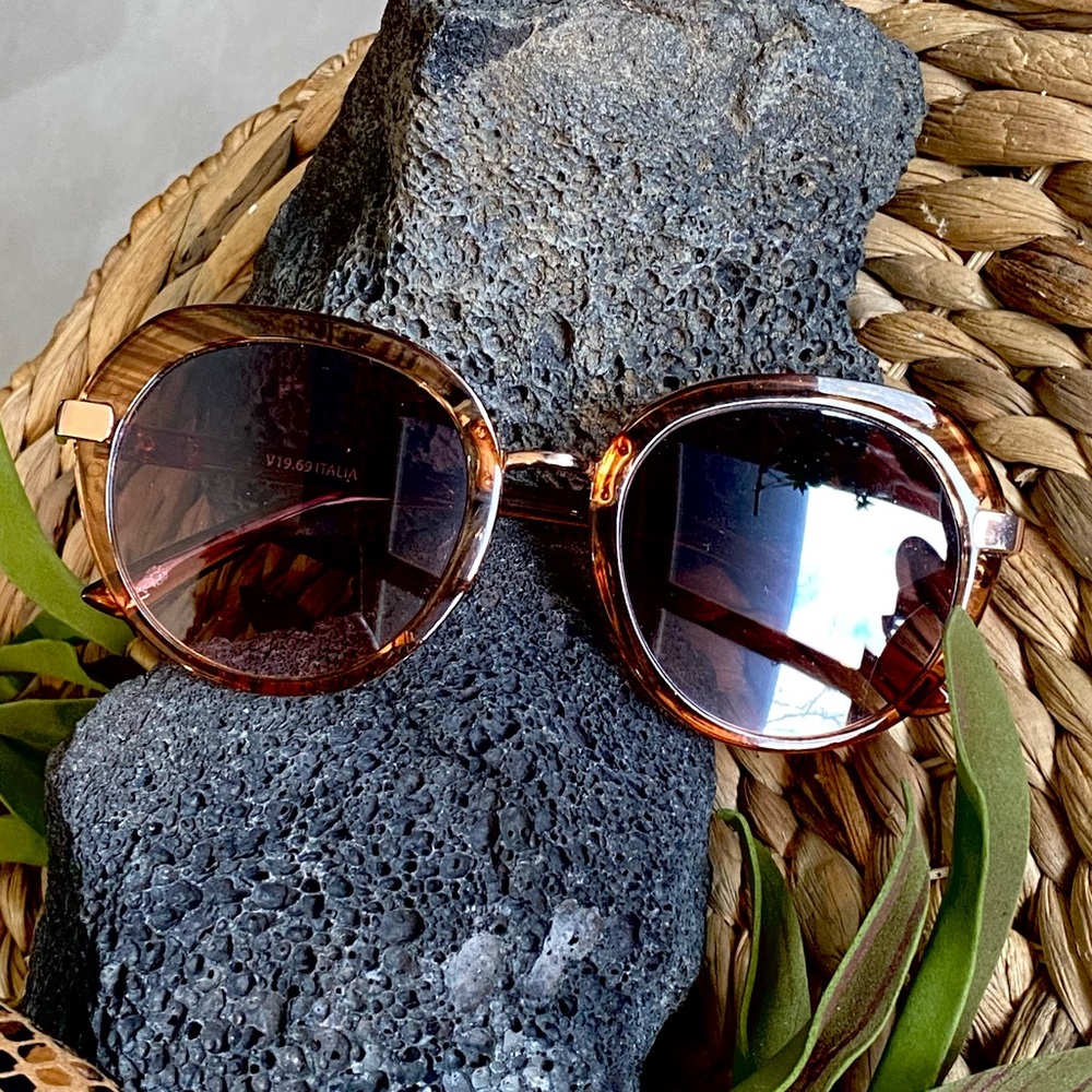 Versace gradient lens sunglasses Matilda retro style brown 100% UV protection